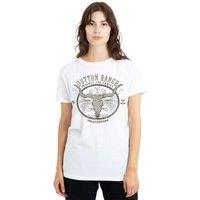 Yellowstone Men's Dutton Ranch T-Shirt, White | Size: 2XL