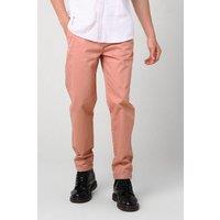 Enorsia Men's Folded Hem Trousers in Cream | Size: 32