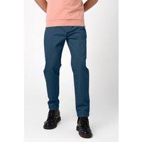 Enorsia Men's Folded Hem Trousers in Blue | Size: 32