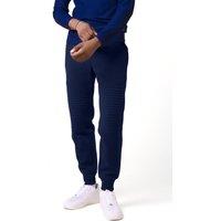 Enorsia Men's Pleated Plain Drawstring Jogger in Navy | Size: Large