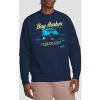 Paramount Home Entertainment Men's Dexter Moonlight Fishing Crew Sweatshirt, Navy | Size: 2XL