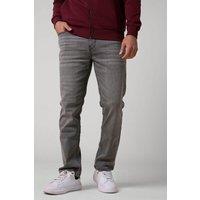 Enorsia Men's Loose Fit Grey Jeans | Size: 36