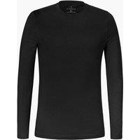 Enorsia Men's Premium Combed Cotton Long Sleeve T-Shirt in Black | Size: 2XL