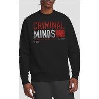 Paramount Home Entertainment Men's Criminal Minds Title Card Crew Sweatshirt, Black | Size: XL