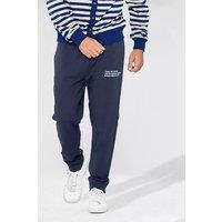 Enorsia Men's Straight Leg Joggers in Navy | Size: Large