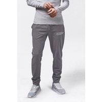 Enorsia Men's Straight Leg Joggers in Grey | Size: XL