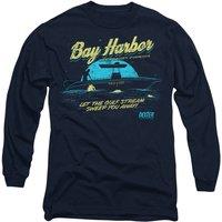 Paramount Home Entertainment Men's Dexter Moonlight Fishing Long Sleeve T-Shirt, Navy | Size: 2XL
