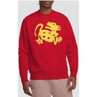 Paramount Home Entertainment Men's Legends Of The Hidden Temple Red Jaguars Crew Sweatshirt, Red | Size: Medium
