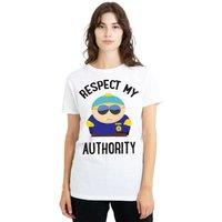 South Park Men's Respect T-Shirt, White | Size: 2XL