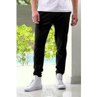 Enorsia Men's Premium Soft Cotton Jogger in Black | Size: Small