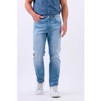 Enorsia Men's Authentic Straight Fit Jeans in Light Blue | Size: 36