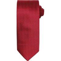Premier Men's Puppy Tooth Formal Work Tie in Red