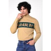 Enorsia Men's Adventure Time Sweatshirt in Yellow | Size: Small