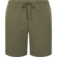 BadRhino Men's Elasticated Jogger Shorts in Light Khaki | Size: 5-6XL