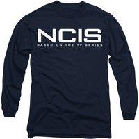Paramount Home Entertainment Men's Ncis Logo Long Sleeve T-Shirt, Navy | Size: 2XL