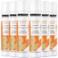 Toni & Guy Women's Damage Repair 'Shampoo' with Keratin Technology 250ml, 6 Pack in Orange | Size: 250ml