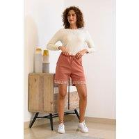 Enorsia Women's Bermuda Shorts in Brown | Size: 14