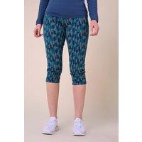 Enorsia Women's Printed Cropped Leggings in Navy | Size: 16