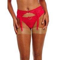 Freya Women's Loveland Suspender Belt in Red | Size: 14