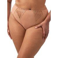Elomi Women's Zarla High Leg Brief in Nude | Size: 18