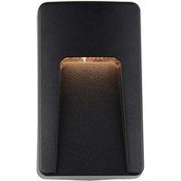 Netlighting Severus CCT LED Outdoor Surface Mounted Wall Guide Light Black 300040006500K IP65