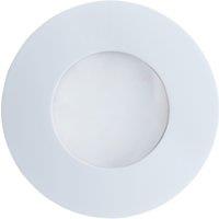 Loops IP65 Recessed Outdoor Wall Light White Cast Aluminium 1 x 5W GU10 Bulb