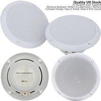 Loops SMART HOME Bluetooth Amplifier & 2x Ceiling Mini Speaker Kit Compact HiFi Amp
