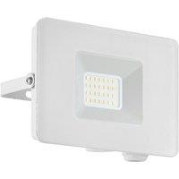 Loops IP65 Outdoor Wall Flood Light White Adjustable 20W Built in LED Porch Lamp