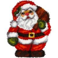 Orchidea L/HK SANTA - Latch Hook Kit: Cushion: Shaped: Santa