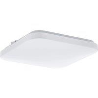 Loops Wall Flush Ceiling Light Colour White Shade White Plastic Bulb LED 11.5W