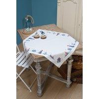Vervaco Counted Cross Stitch Kit: Tablecloth: Maritime Design