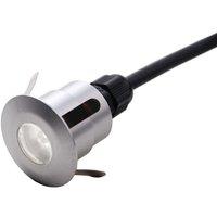 Loops Outdoor IP65 1Spot Lights Brushed Machined Aluminium LED 1.6W