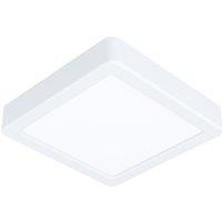 Loops Wall / Ceiling Light White 160mm Sqaure Surface Mounted 10.5W LED 3000K