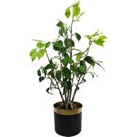 Leaf 60cm Artificial Banyan Bonsai Ficus Tree in Green