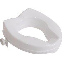 Aidapt Viscount Raised Toilet Seat 2 inch no lid in White