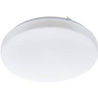 Loops Wall Flush Ceiling Light Colour White Shade White Plastic Bulb LED 11.5W