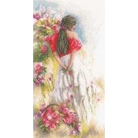 Lanarte IN THE FIELDS - Counted Cross Stitch Kit: In the Fields (Linen)