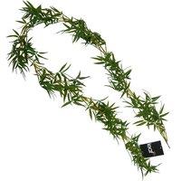 Leaf 180cm Artificial Bamboo Hanging Garland in Green