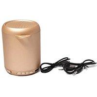 AQUARIUS Small Sound Activate LED Light 'Bluetooth Speaker', Gold