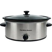 Hamilton Beach 'The Family Favourite' 6.5L Silver Slow Cooker HBSC070S