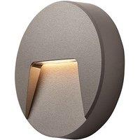 Netlighting Severus Cct Outdoor Surface Mounted 3W LED Wall Light Grey IP65