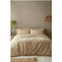 Pineapple Elephant 'Casablanca' Pinsonic Duvet Cover Set in Natural | Size: Super King