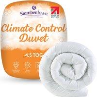 Slumberdown Climate Control 4.5 Tog Summer Duvet in White | Size: Double