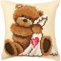 Vervaco POPCORN GOODNIGHT - Cross Stitch Kit: Cushion: Popcorn Goodnight