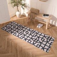 Washable Runner Rug Morrocan Non Slip Living Room Soft Carpet Bedroom Modern Mat