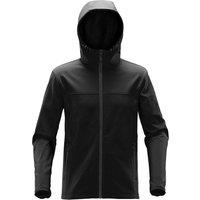 Stormtech Men's Orbiter Softshell Hoodie in True Black | Size: 4XL