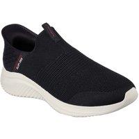 Skechers Men's Ultra Flex 3.0 Smooth Step Wide Trainers in Black | Size: 10