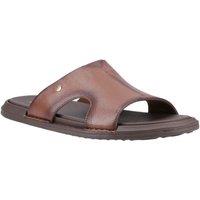Hush Puppies Men's Callum Slide Sandal in Brown | Size: 8