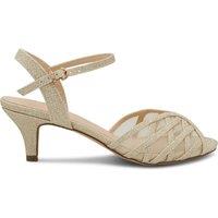 Marielle Glitter Kitten Heeled Sandals