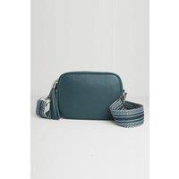 'Verona' Crossbody Tassel Bag with Aztec Strap
